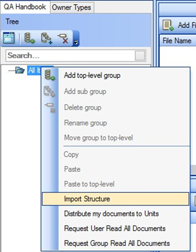 How to Import Document Handling Files – Ocean Technologies Group