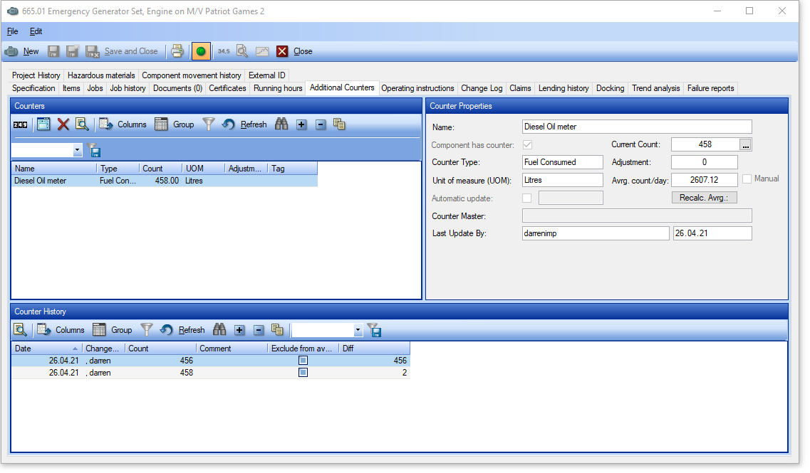 How To Add A Component To The Counter List (Additional Counters ...