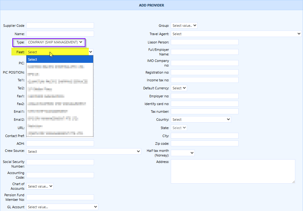 Providers Configuration: Setting Up a Provider ( Company & MO) – Ocean ...